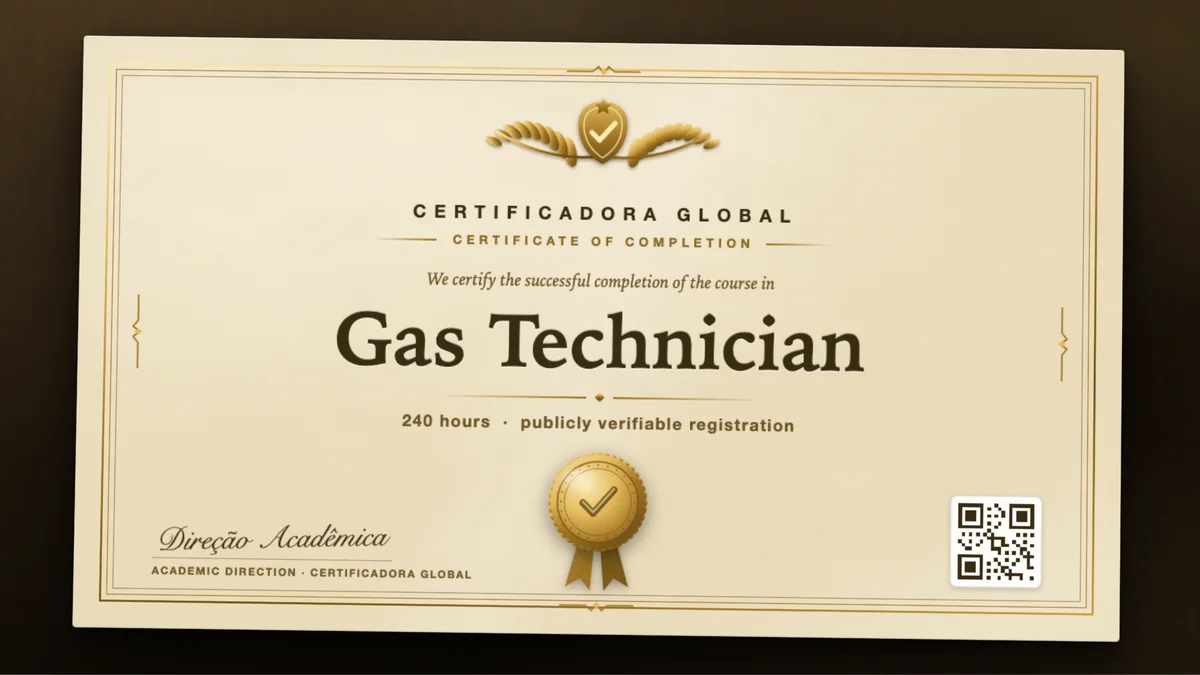 Cover of the Gas Technician course