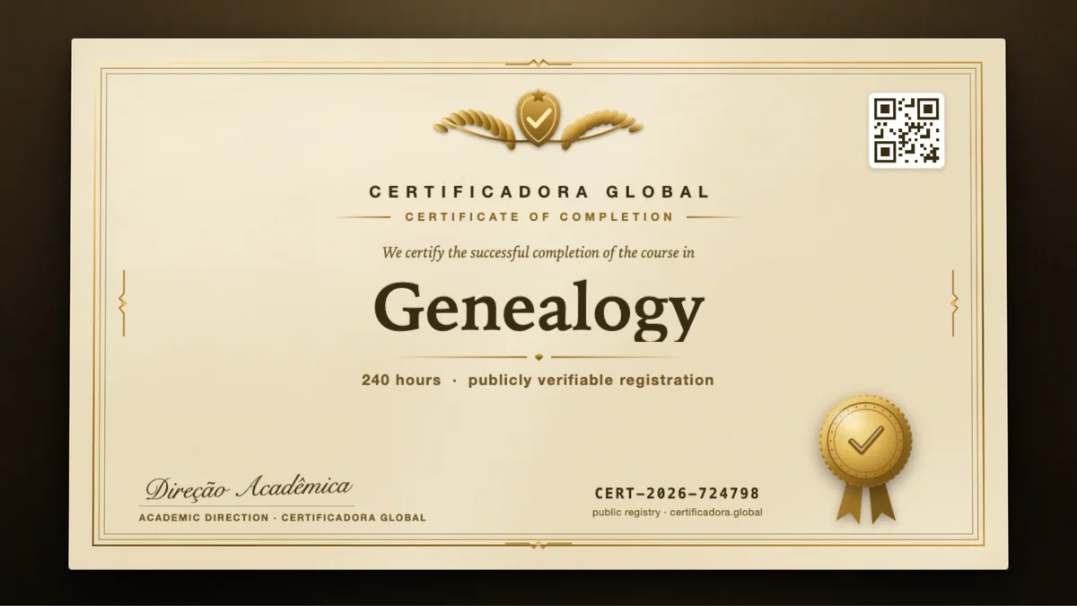 Cover of the Genealogy course