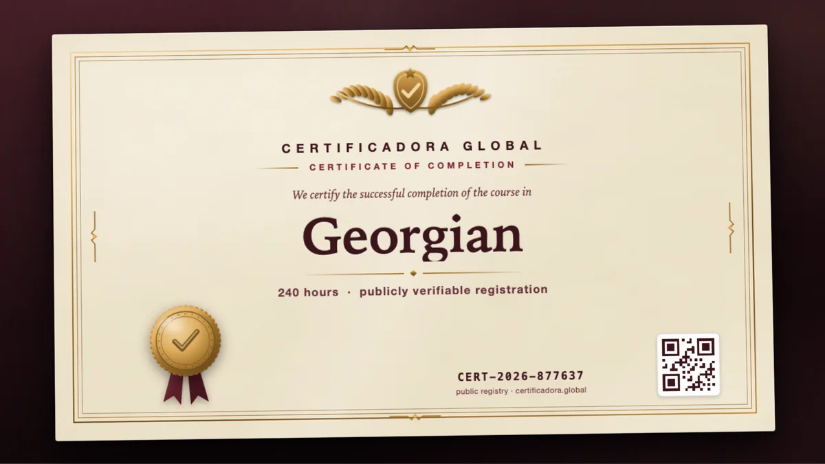 Cover of the Georgian course