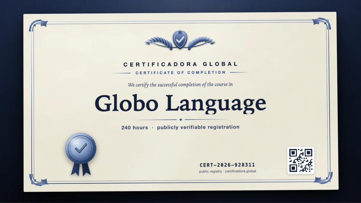 Cover of the Globo Language course