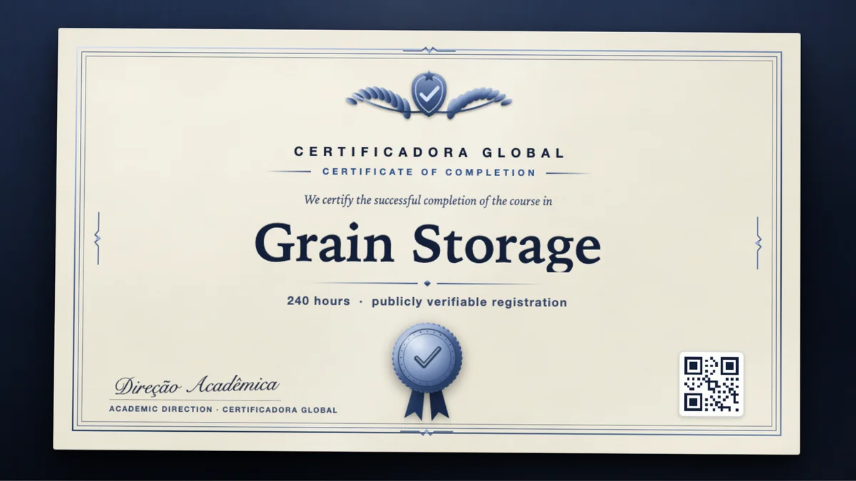 Cover of the Grain Storage course