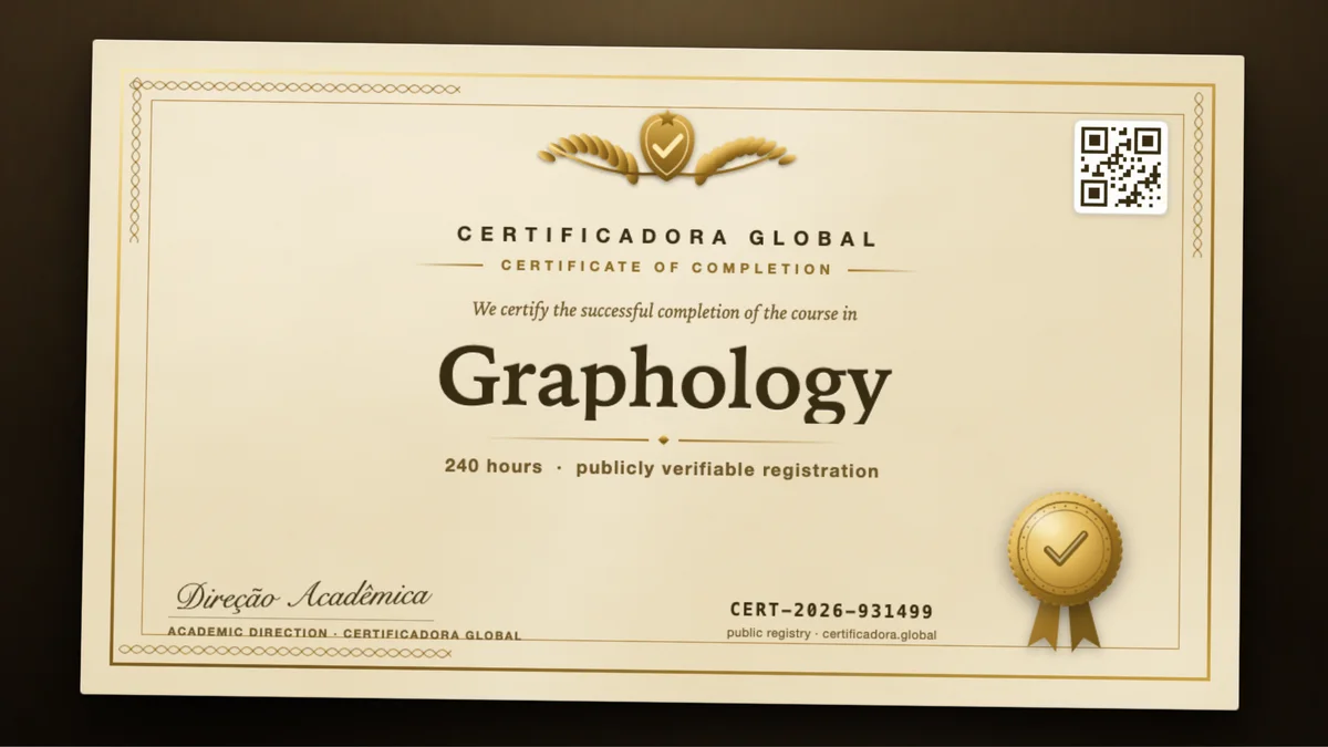 Cover of the Graphology course