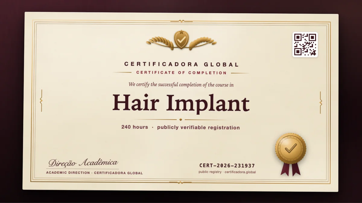 Cover of the Hair Implant course