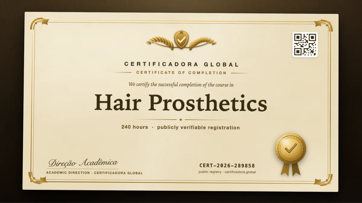 Cover of the Hair Prosthetics course