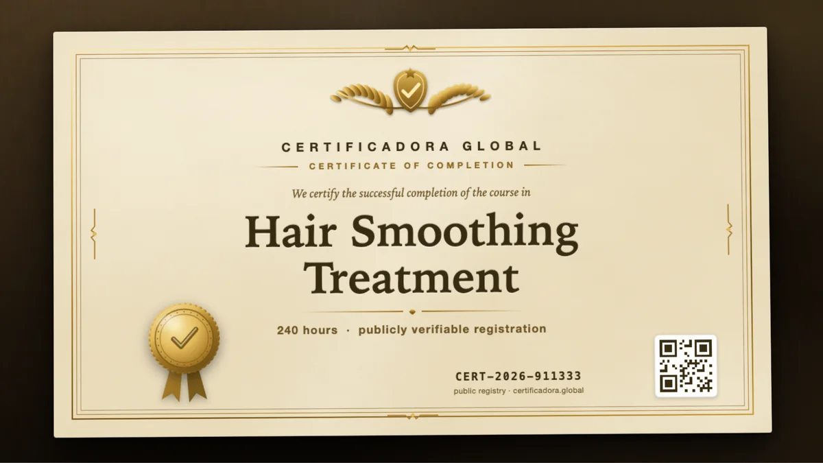 Cover of the Hair Smoothing Treatment course