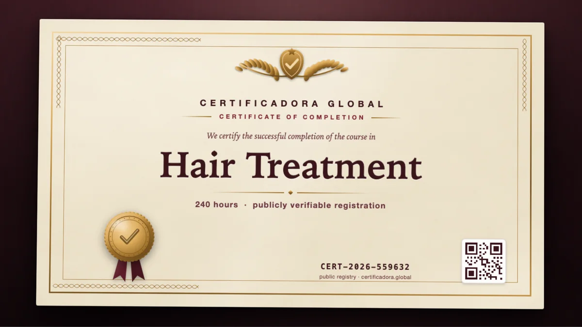 Cover of the Hair Treatment course