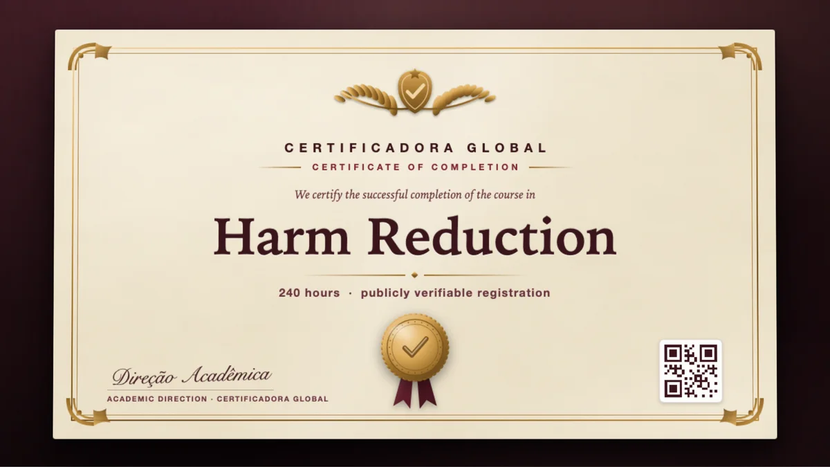 Cover of the Harm Reduction course