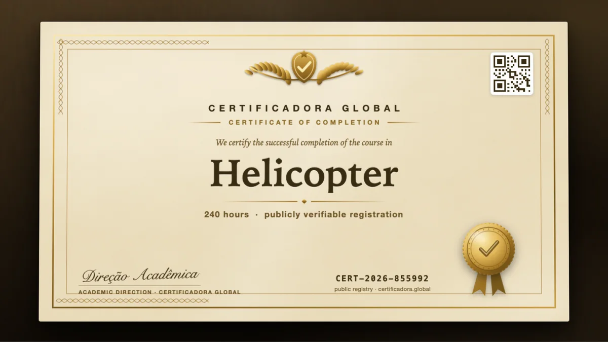 Cover of the Helicopter course