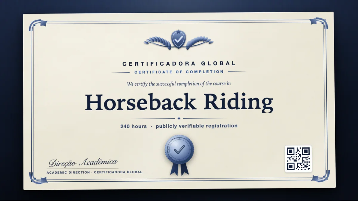 Cover of the Horseback Riding course