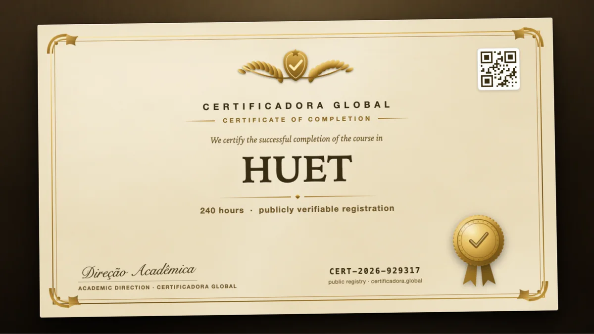 Cover of the HUET course