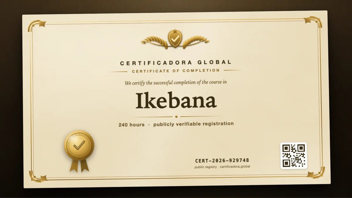 Cover of the Ikebana course