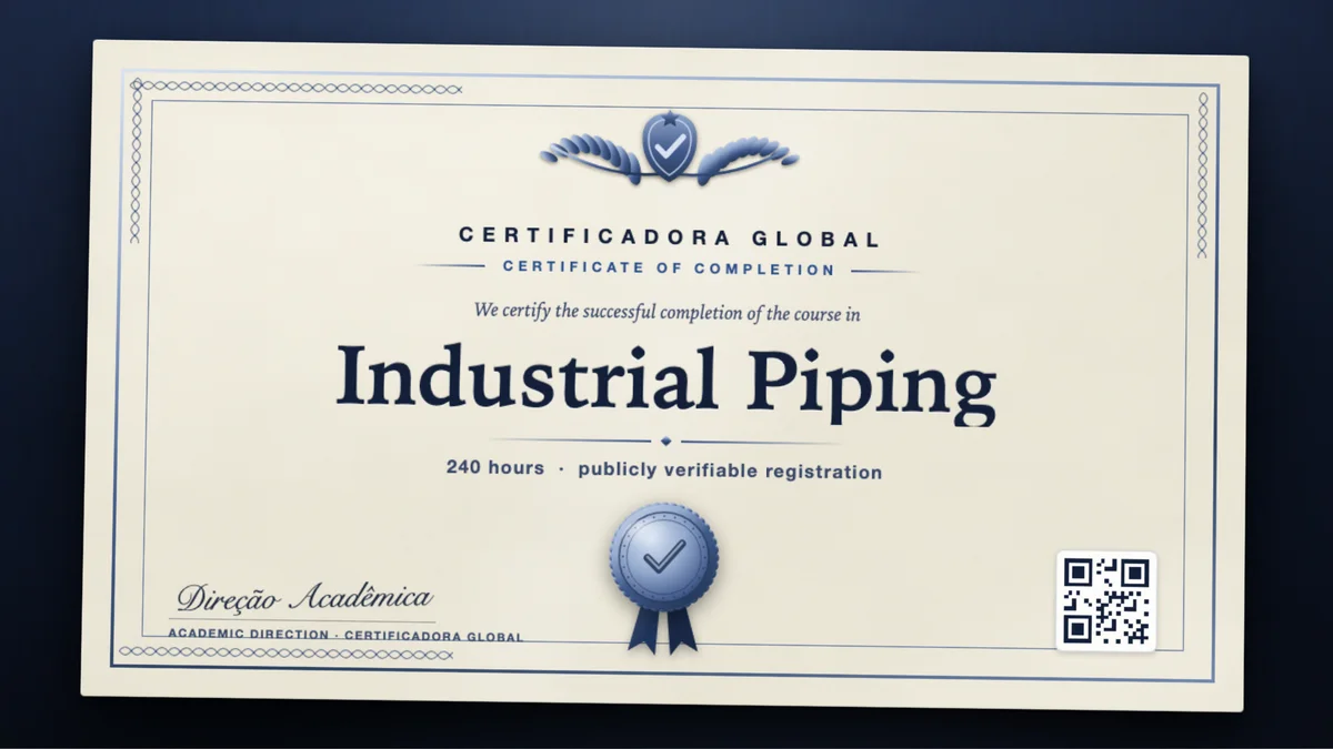 Cover of the Industrial Piping course