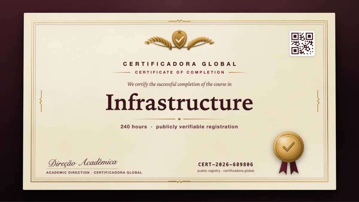 Cover of the Infrastructure course