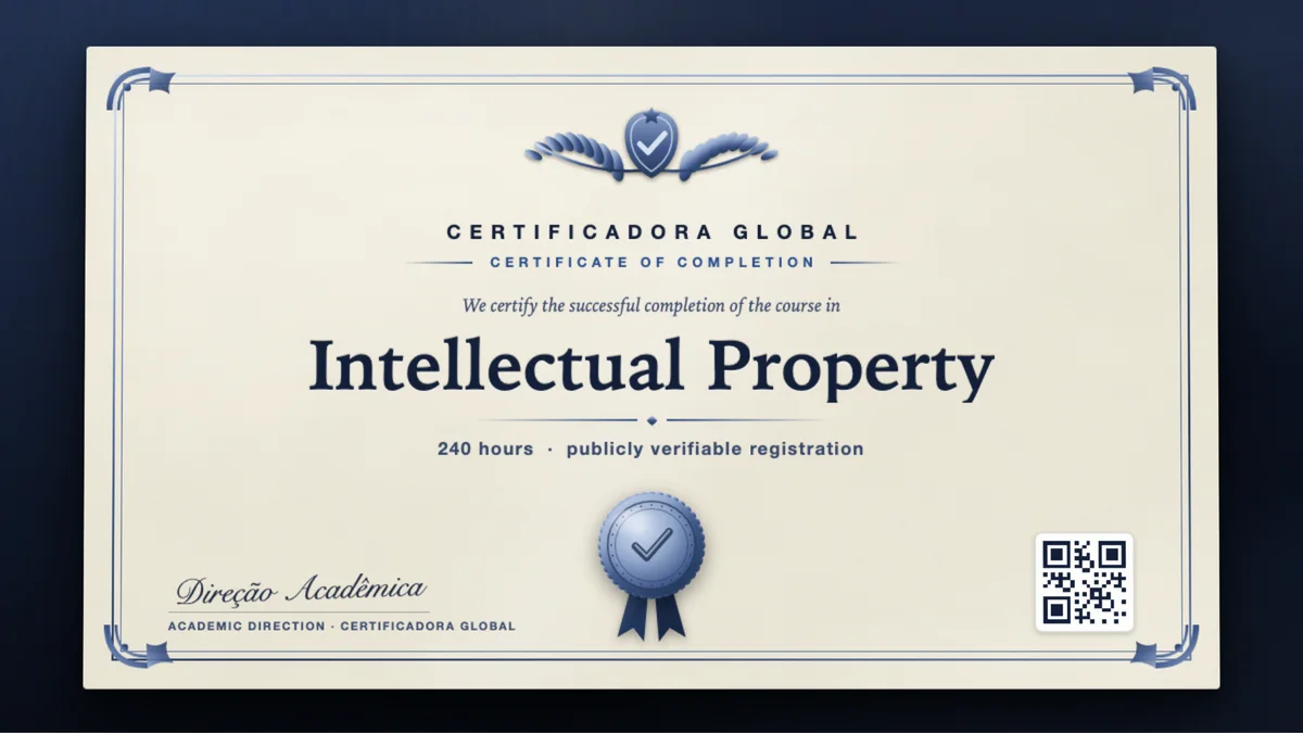 Cover of the Intellectual Property course