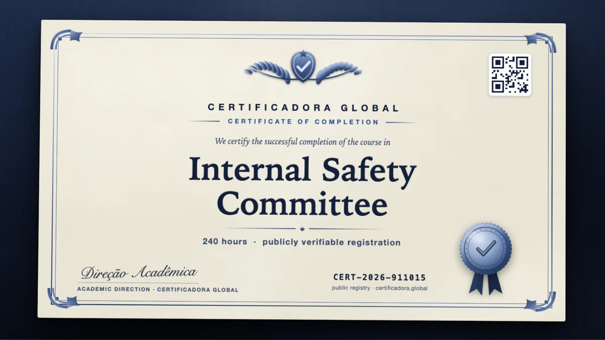Cover of the Internal Safety Committee course