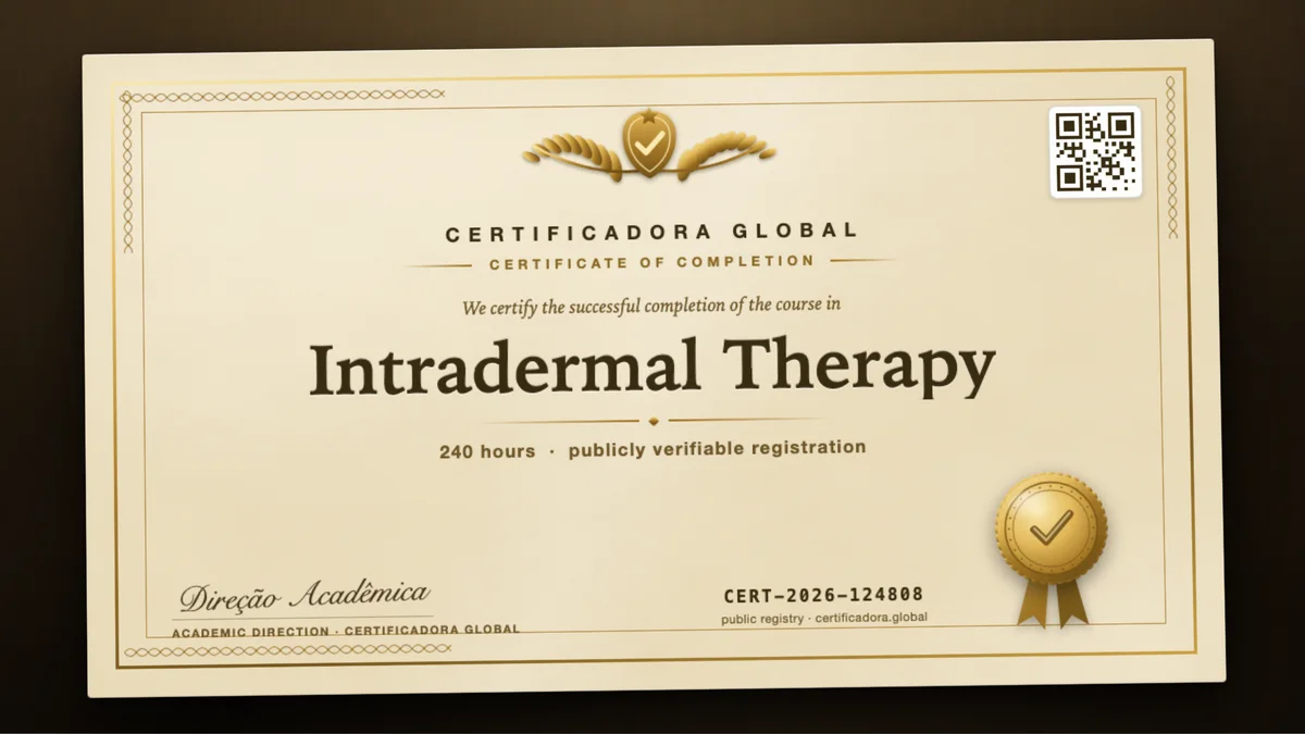 Cover of the Intradermal Therapy course