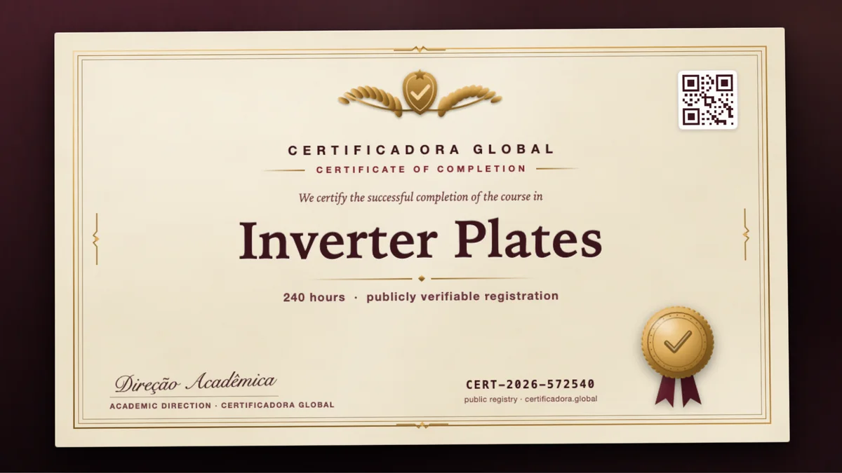 Cover of the Inverter Plates course
