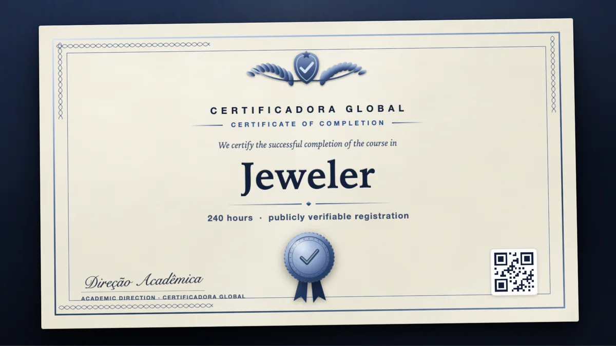Cover of the Jeweler course