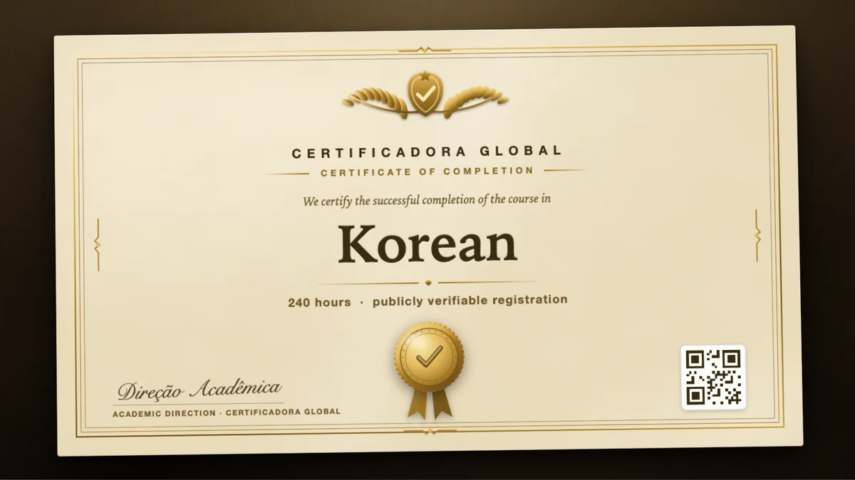 Cover of the Korean course