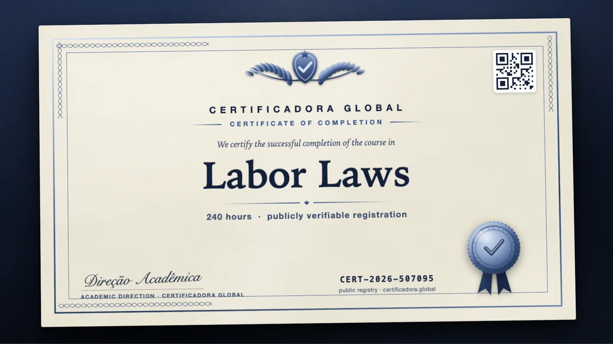 Cover of the Labor Laws course
