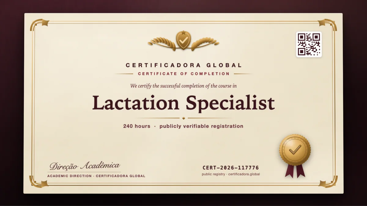 Cover of the Lactation Specialist course