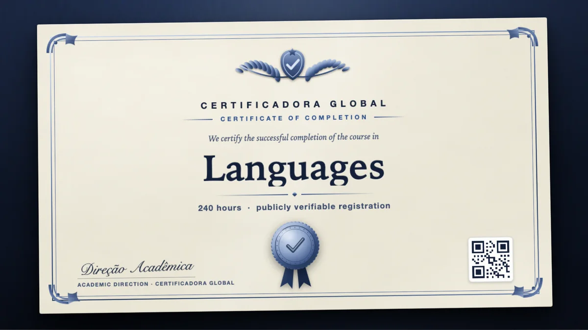 Cover of the Languages course