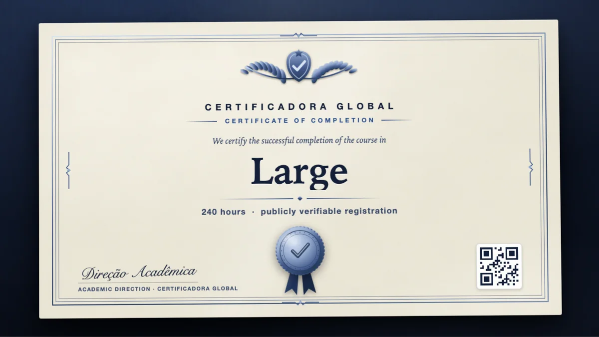 Cover of the Large course