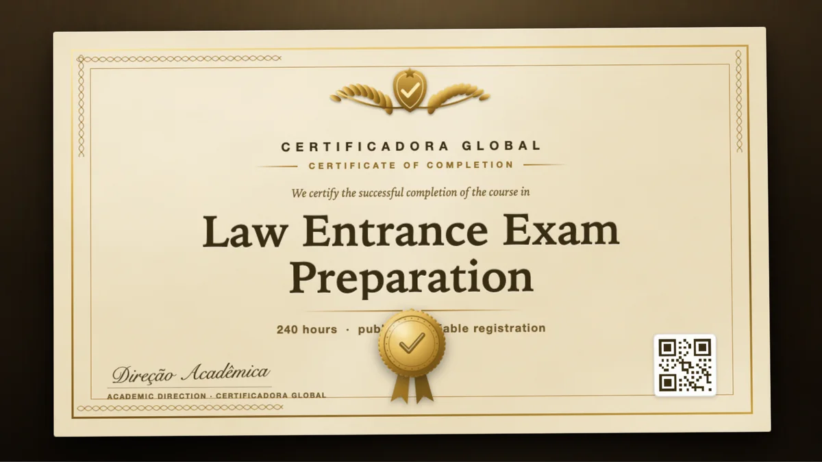 Cover of the Law Entrance Exam Preparation course
