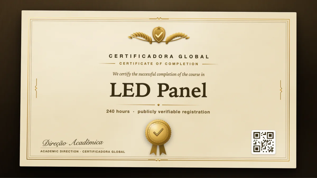 Cover of the LED Panel course