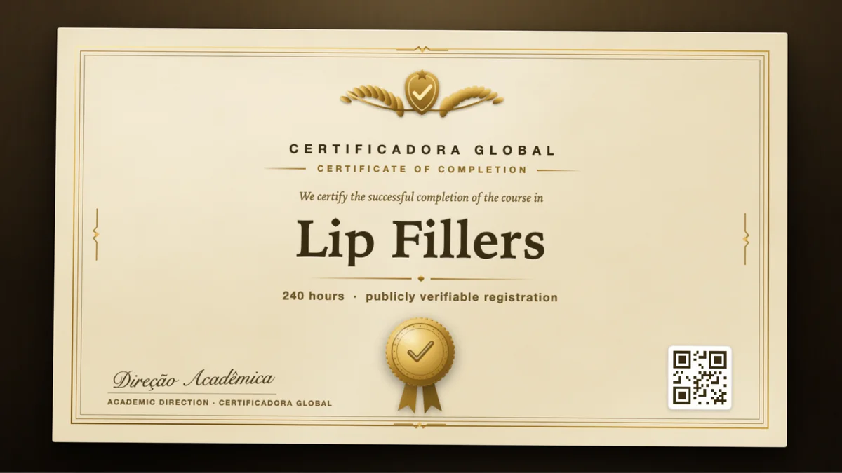 Cover of the Lip Fillers course