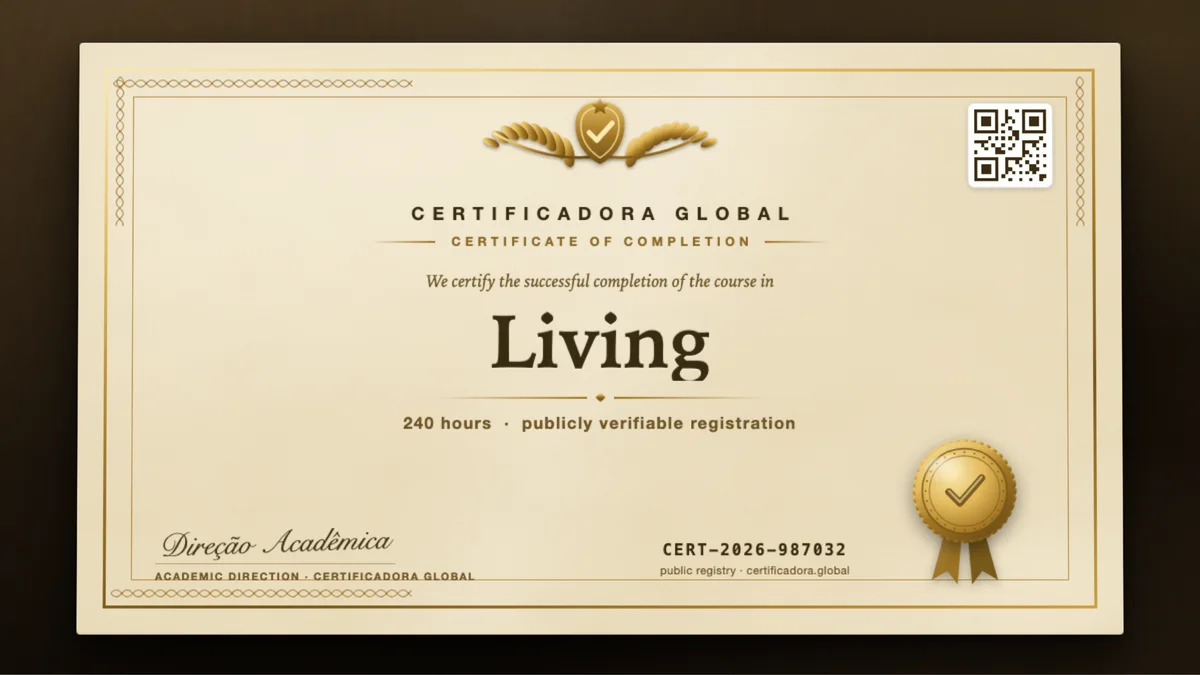 Cover of the Living course