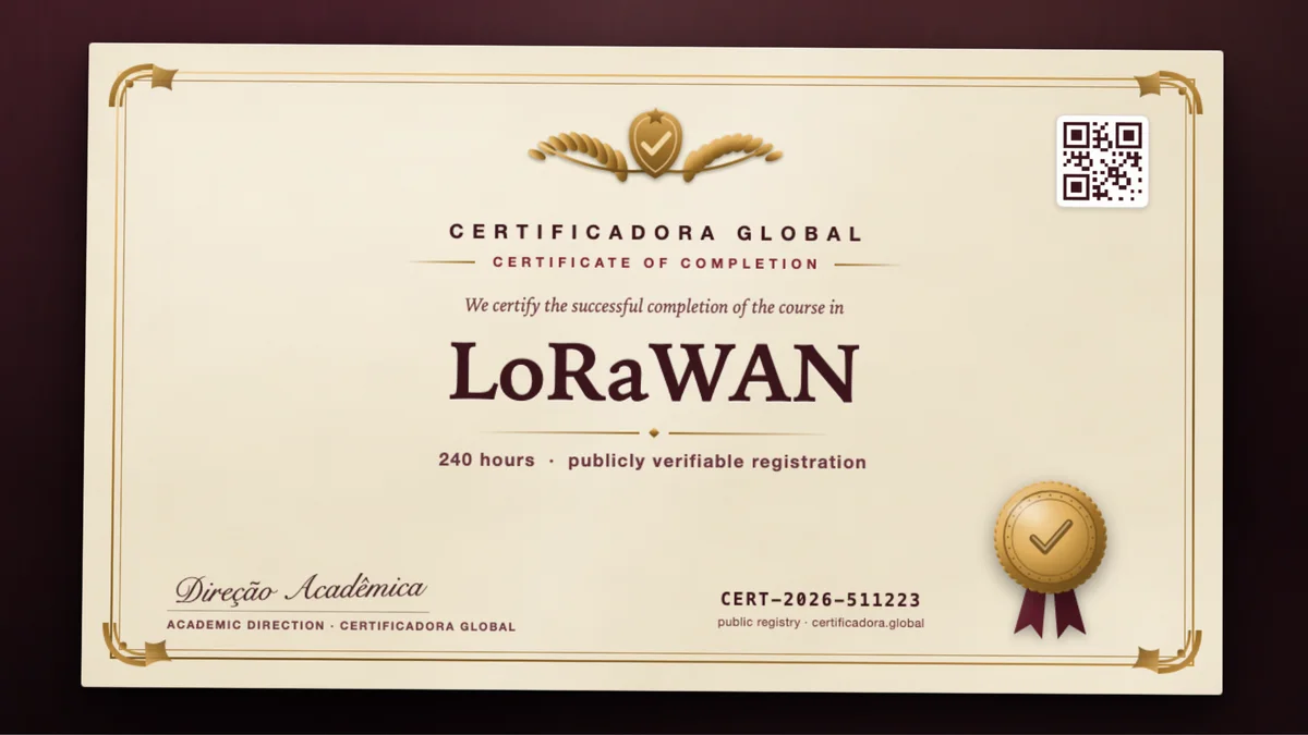 Cover of the LoRaWAN course