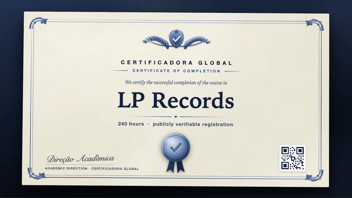 Cover of the LP Records course