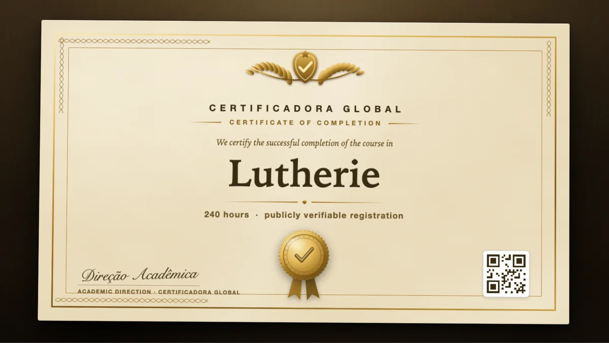 Cover of the Lutherie course