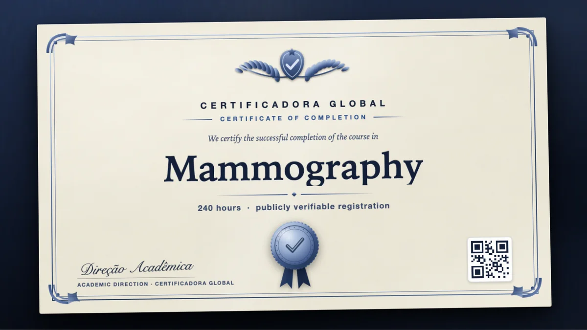 Cover of the Mammography course