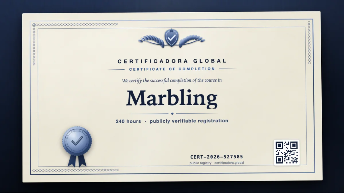 Cover of the Marbling course