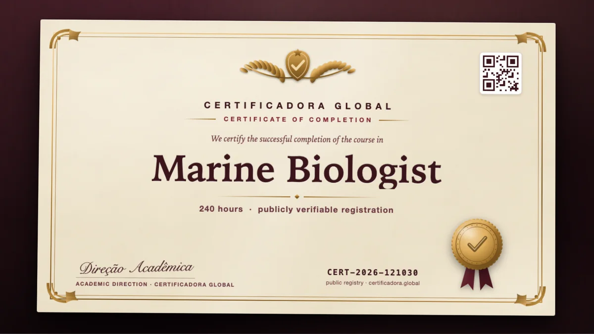 Cover of the Marine Biologist course