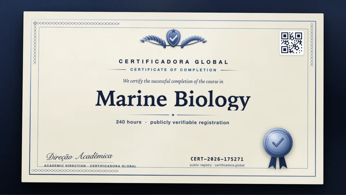 Cover of the Marine Biology course