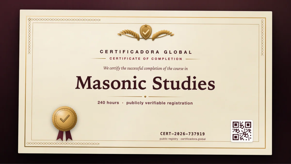 Cover of the Masonic Studies course
