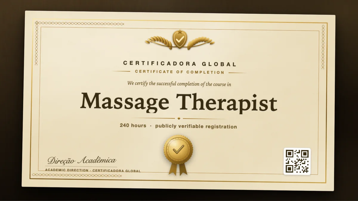 Cover of the Massage Therapist course