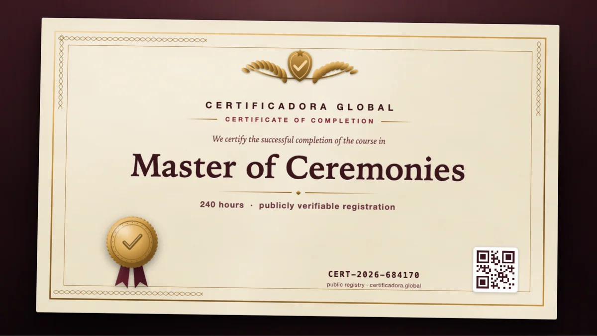 Cover of the Master of Ceremonies course