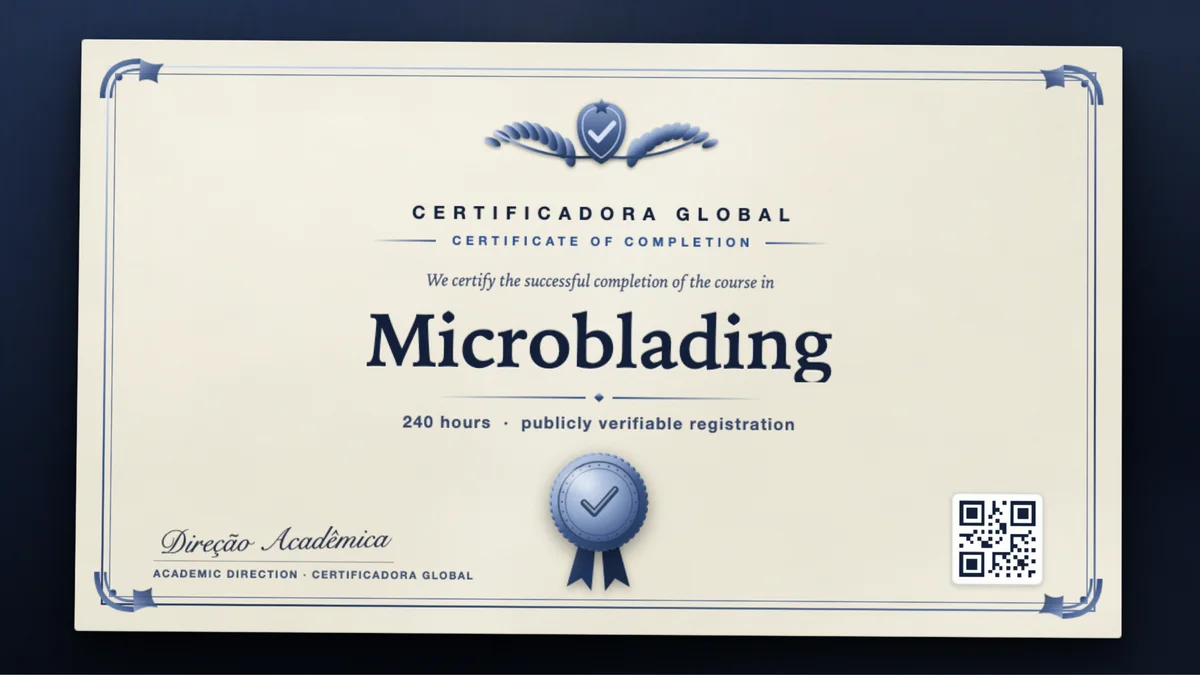 Cover of the Microblading course
