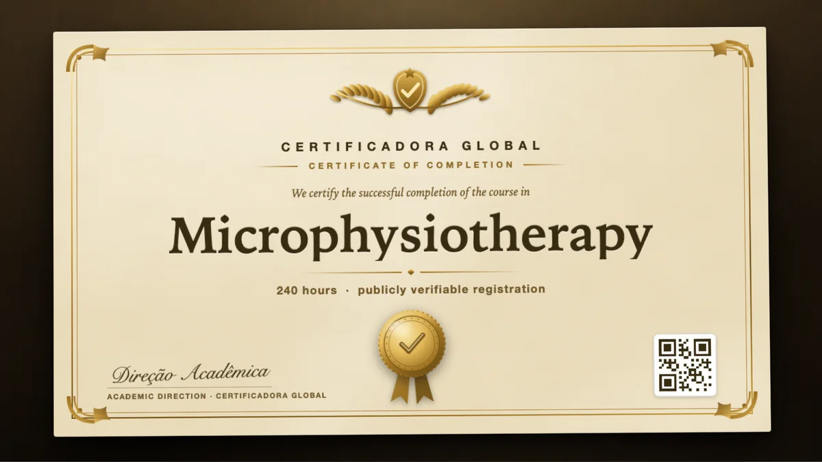 Cover of the Microphysiotherapy course