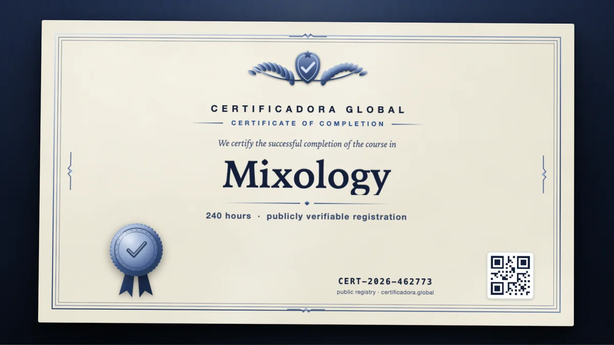 Cover of the Mixology course