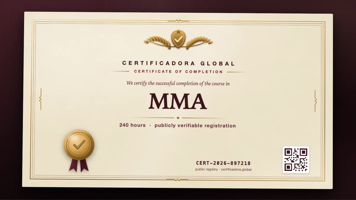 Cover of the MMA course