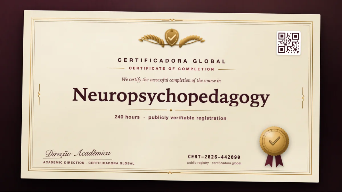 Cover of the Neuropsychopedagogy course