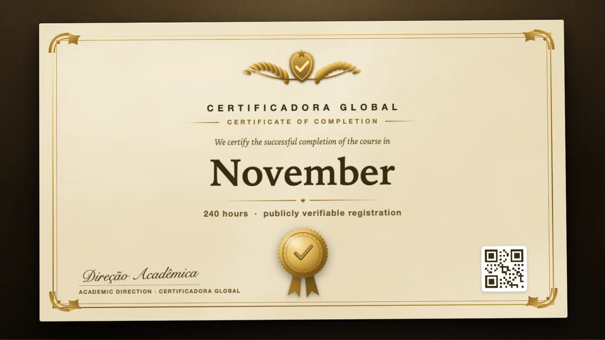 Cover of the November course