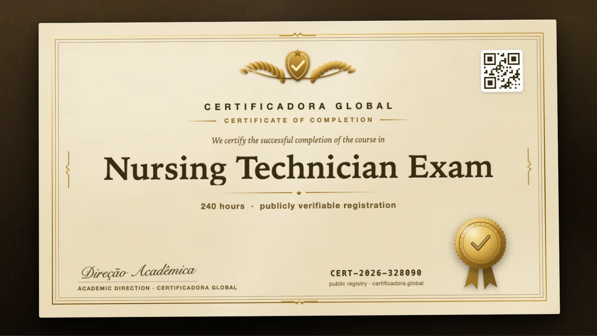 Cover of the Nursing Technician Exam course