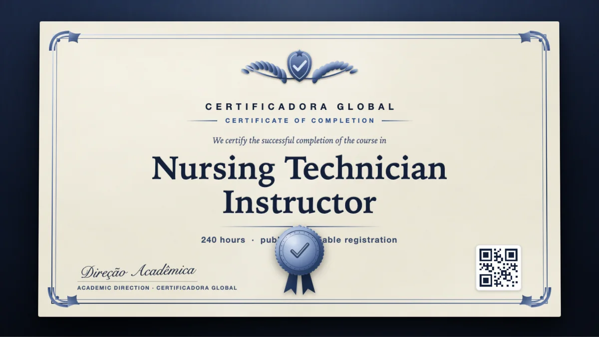 Cover of the Nursing Technician Instructor course