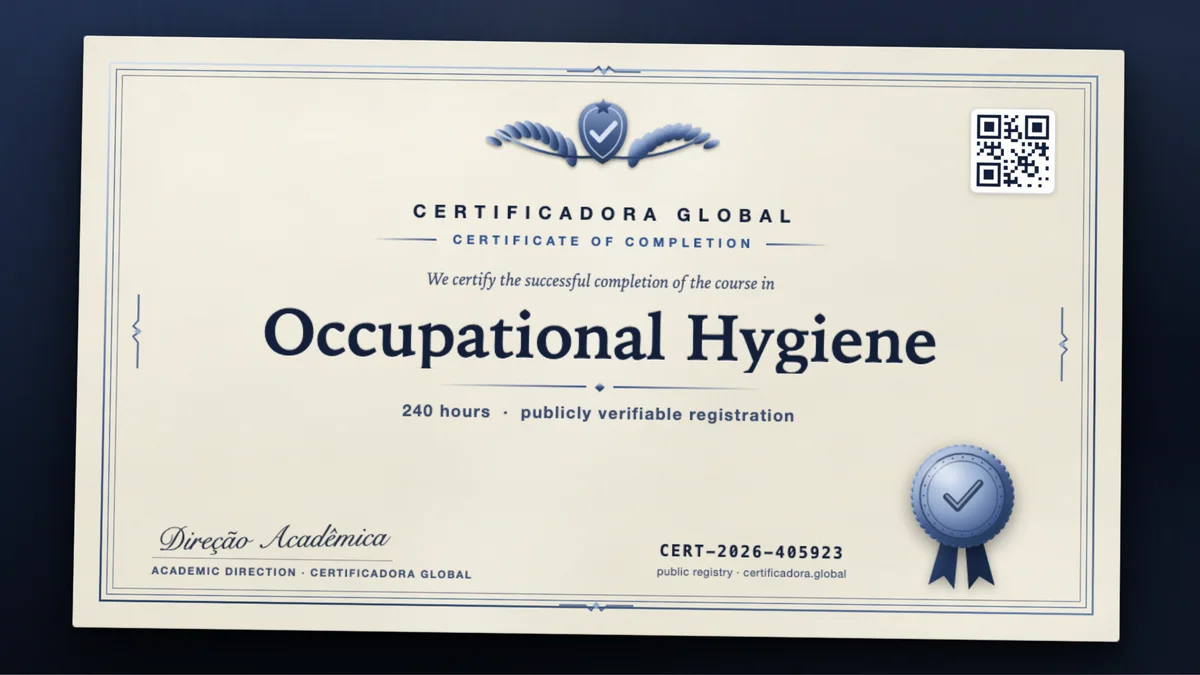 Cover of the Occupational Hygiene course